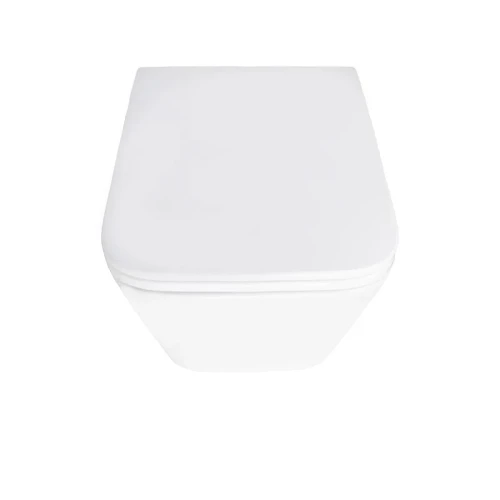 Унитаз Azario Pace AZ-5172T-WHT подвесной цвет Белый с сиденьем Микролифт