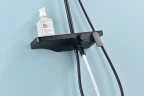 Душевая система Raglo R60.24.06 Черная матовая латунь на стену