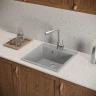 Кухонная мойка Domaci Болонья 50 М-42-006 цвет Светло-серый
