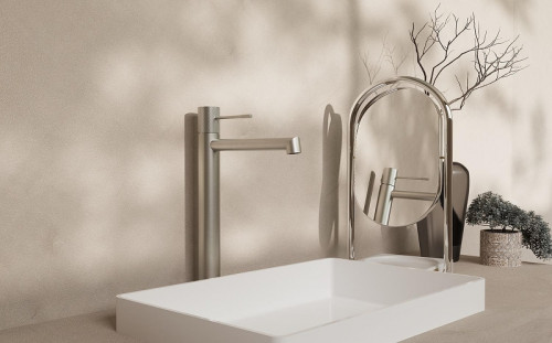 Смеситель для раковины Vincea Desire VBF-1D2BN цвет Брашированный никель