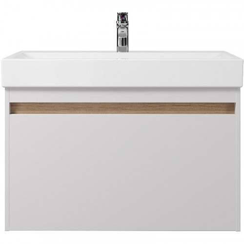 Тумба под раковину Creto Etna 80 4-1078W подвесная Белая МДФ / ЛДСП