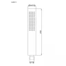 Ручной душ AQUAme AQM8512GM цвет Оружейный металл