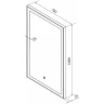 Зеркало Континент Frame 700x1000 ЗЛП2616 с подсветкой с сенсорным выключателем