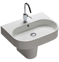 Раковина Hatria Area 60 Y0UH01 Белая фаянс подвесная
