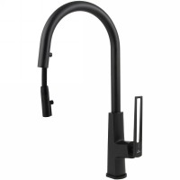 Смеситель для кухни Kaiser Merkur 27166-2 Черный матовый латунь