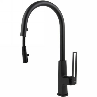 Смеситель для кухни Kaiser Merkur 27166-2 Черный матовый латунь