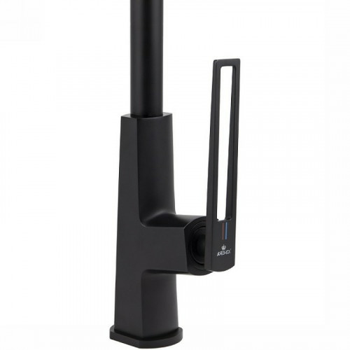 Смеситель для кухни Kaiser Merkur 27166-2 Черный матовый латунь