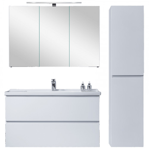 Тумба с раковиной Orans BC-4023W 100 40231000wuv005 Белый глянец МДФ / ЛДСП