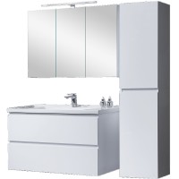 Тумба с раковиной Orans BC-4023W 100 40231000wuv005 Белый глянец МДФ / ЛДСП