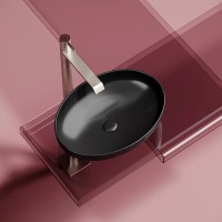 Раковина-чаша Ceramicanova Element 50 CN6056MB Черная матовая фарфор накладная
