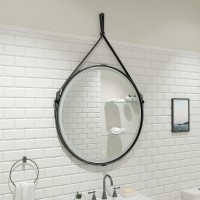 Зеркало Bellezza Жаклин Блэк 80 4616413020014 с подсветкой с сенсорным выключателем МДФ / ЛДСП, стекло