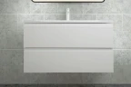 Тумба под раковину Art&Max AM-Bianchi-1000-2C-SO-BL подвесная Белый глянец МДФ / ЛДСП