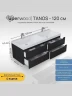 Тумба под раковину Uperwood Tanos 120 2910203302 подвесная цвет Черный матовый