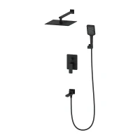 Душевая система Oliveeka D OL-939003-MB цвет Черный матовый