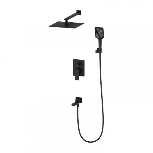 Душевая система Oliveeka D OL-939003-MB цвет Черный матовый