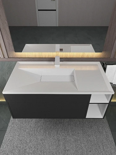 Раковина Uperwood Lotus Premium 100 35490000001 цвет Белый глянцевый