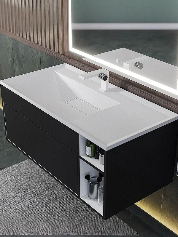 Раковина Uperwood Lotus Premium 100 35490000001 цвет Белый глянцевый