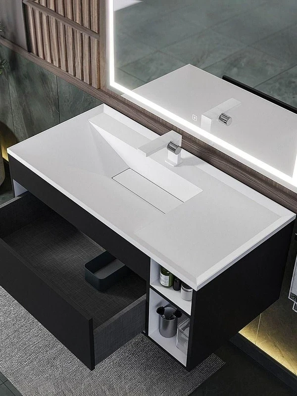 Раковина Uperwood Lotus Premium 100 35490000001 цвет Белый глянцевый