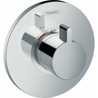 Смеситель для душа Hansgrohe Ecostat S Highflow 15756000 с термостатом Хром латунь встраиваемый