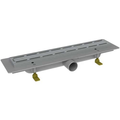 Душевой лоток Paini Line 550 CH550LN с решеткой Хром глянец