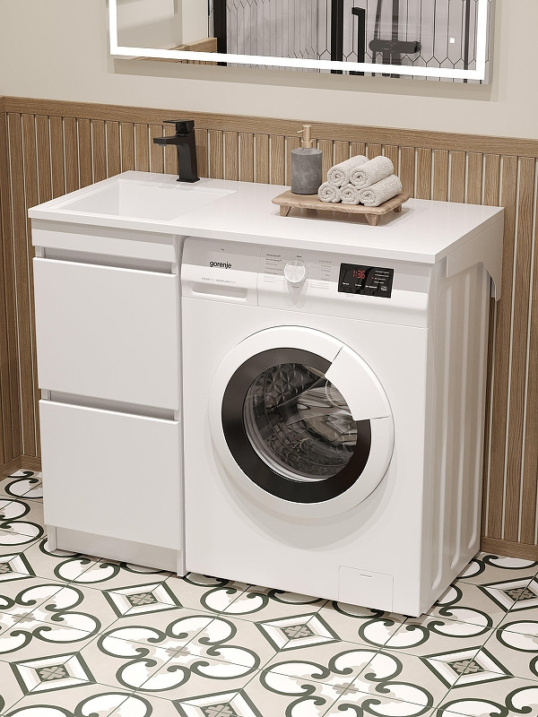 Тумба под раковину DIWO Тольятти 100 SM-TTI40 цвет Белый