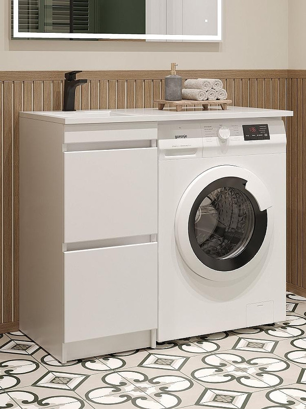 Тумба под раковину DIWO Тольятти 100 SM-TTI40 цвет Белый