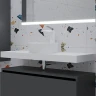 Столешница под раковину Boheme Armadi Art Flat 100 869-100 Белая искусственный камень (литьевой мрамор)