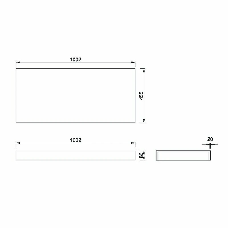 Столешница под раковину Boheme Armadi Art Flat 100 869-100 Белая искусственный камень (литьевой мрамор)