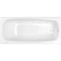 Акриловая ванна Whitecross Layla Slim 180x80 0122.180080.100.RELAX.WH с гидромассажем