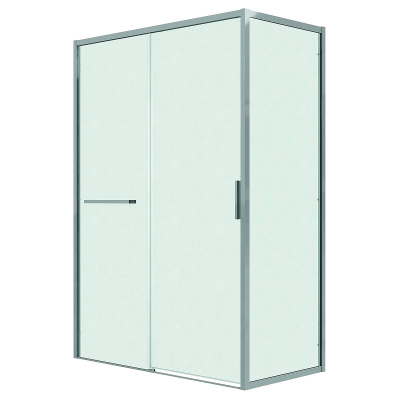 Душевая стенка Grossman Style 100 200.K33.05.100.10.02 профиль Хром стекло шиншилла