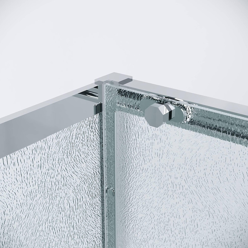 Душевая стенка Grossman Style 100 200.K33.05.100.10.02 профиль Хром стекло шиншилла
