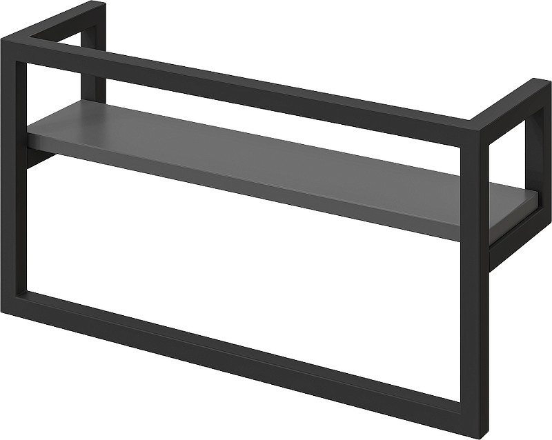 Полка DIWO Элиста 40 П23244 цвет Черный Антрацит
