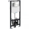 Инсталляция WasserKRAFT Aller 10TLT.010.ME.BN03 для унитаза с клавишей смыва Никель нержавеющая сталь