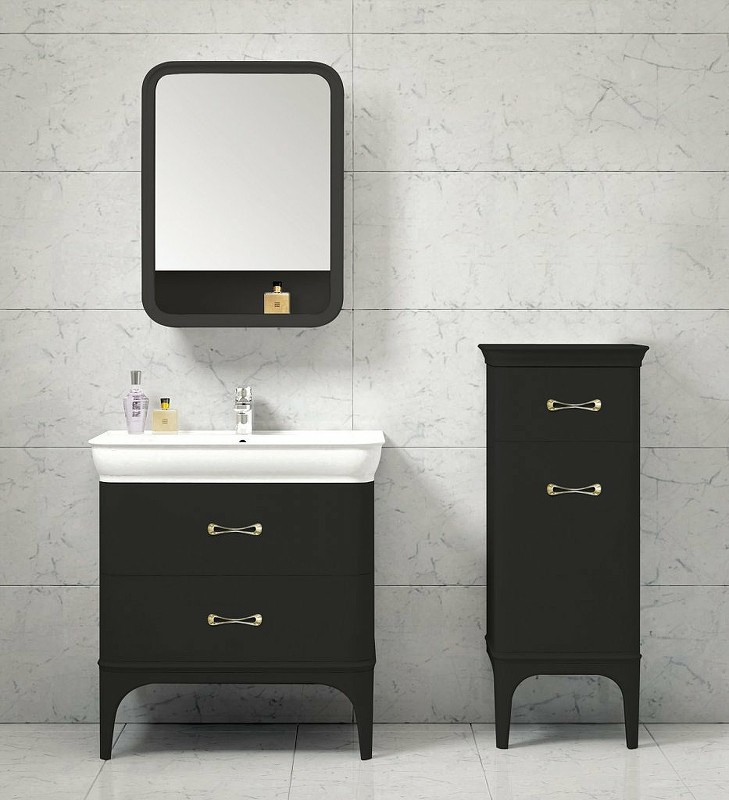 Тумба BelBagno Prado 45 PRADO-1100-AC-PC-NL Nero Laccato Lucido МДФ / ЛДСП