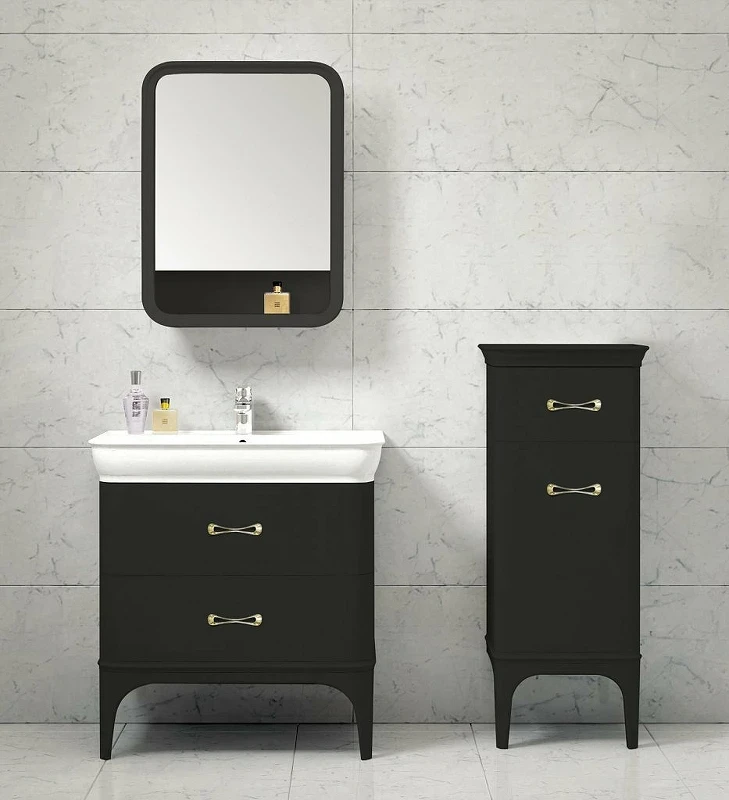 Тумба BelBagno Prado 45 PRADO-1100-AC-PC-NL Nero Laccato Lucido МДФ / ЛДСП