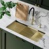Кухонная мойка Lemark Tabaga 820 9938134 цвет Светлое золото