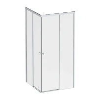 Душевой уголок AM.PM X-Joy 90х90 W94G-403-9090-MT1K профиль Хром матовый стекло прозрачное
