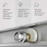 Душевой уголок AM.PM X-Joy 90х90 W94G-403-9090-MT1K профиль Хром матовый стекло прозрачное