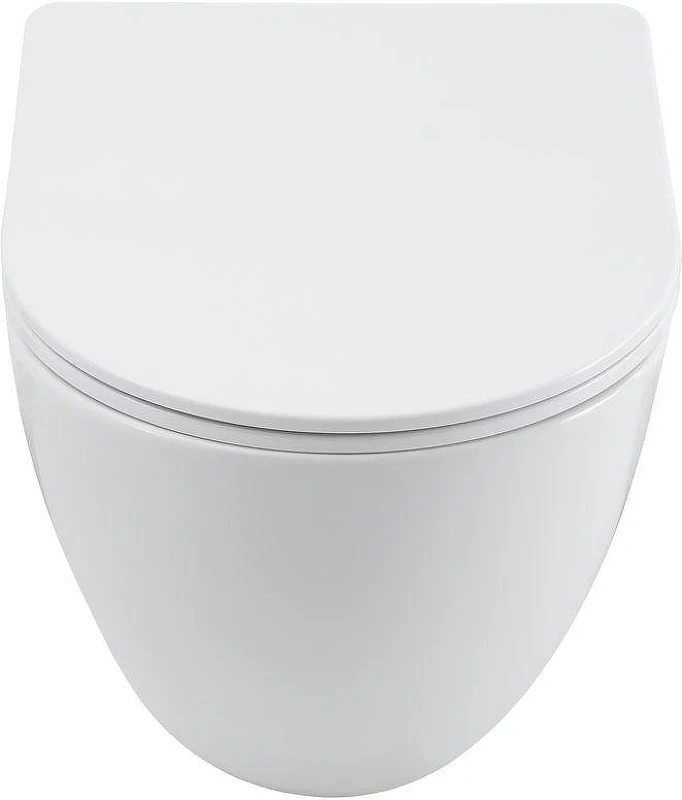 Унитаз с инсталляцией Aquanet EcoVortex 348039+347722 цвет Белый с сиденьем Микролифт