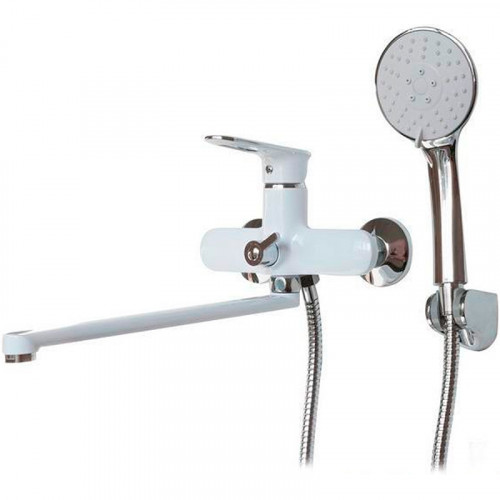 Смеситель для ванны Frap H49 F2249 универсальный Белый Хром латунь на стену