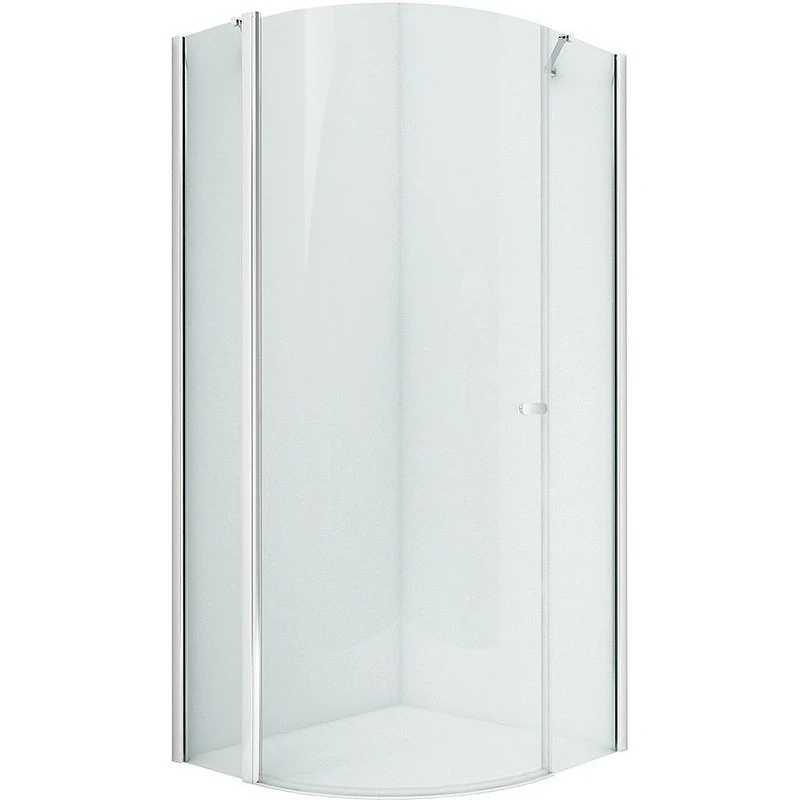 Душевой уголок New Trendy New Soleo Chrome 80х80 K-0415 профиль Хром стекло прозрачное