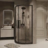Душевой уголок Grossman Cosmo 90х90 301.K33.02.9090.21.00 профиль Черный матовый стекло прозрачное