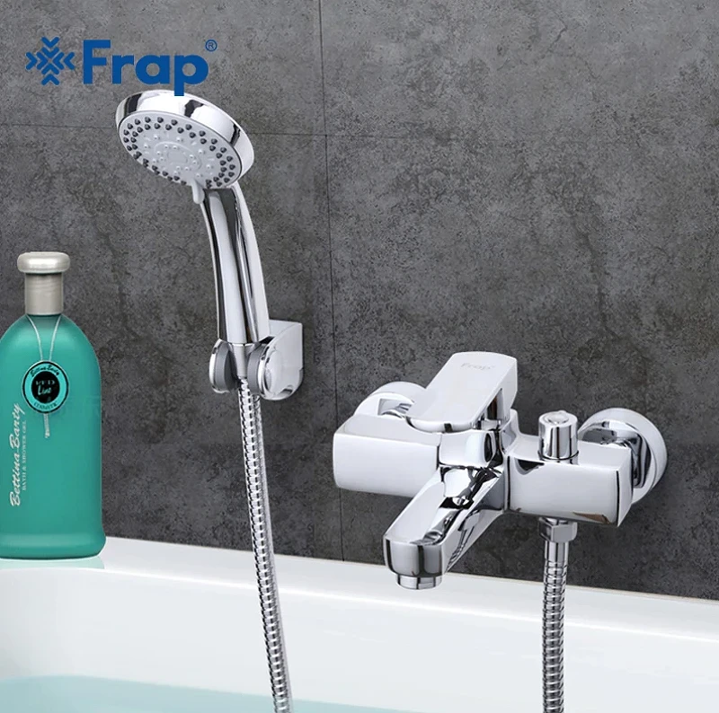 Смеситель для ванны Frap H73 F3273 Хром латунь на стену