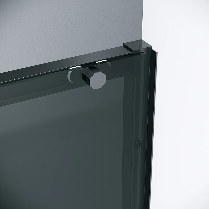Душевой уголок Grossman Style 110х70 120.K33.05.1170.21.10 профиль Черный матовый стекло тонированное