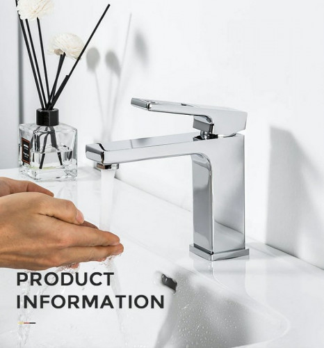 Смеситель для раковины Gappo G18 G1018-1 Хром латунь