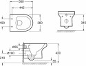 Комплект унитаза Jacob Delafon Elite EDX114RU-00 с инсталляцией Berges Novum L5 040215 с сиденьем Микролифт и Черной матовой клавишей смыва фарфор подвесной