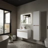 Тумба под раковину Sancos Smart 90 SM90W подвесная Белый глянец МДФ / ЛДСП
