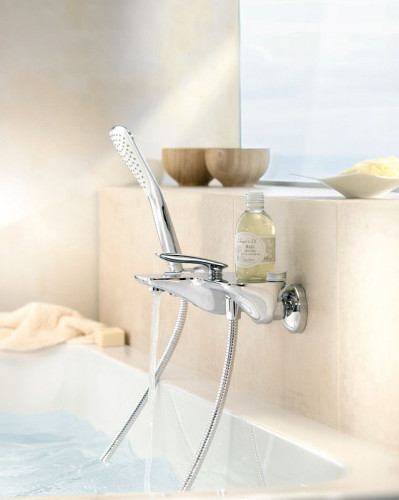 Смеситель для ванны Kludi Balance 524450575 Хром латунь на стену