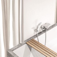 Смеситель для ванны Kludi Balance 524450575 Хром латунь на стену