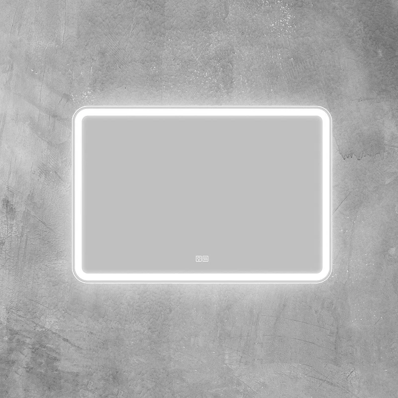 Зеркало BelBagno Marino 90 SPC-MAR-900-600-LED-TCH-WARM с подсветкой с подогревом С сенсорным выключателем стекло